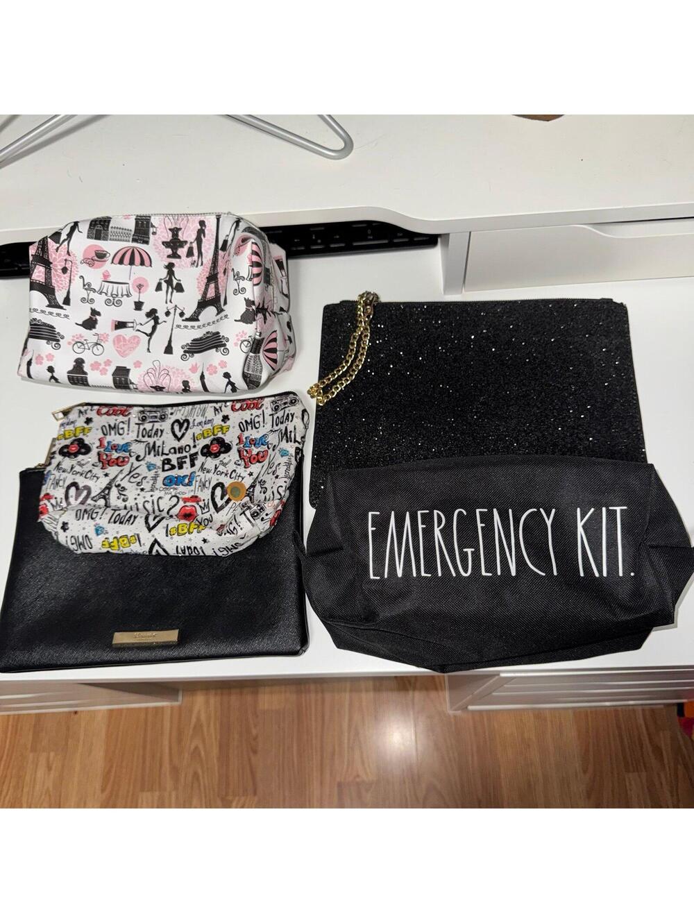 Makeup cosmetic bag bundle